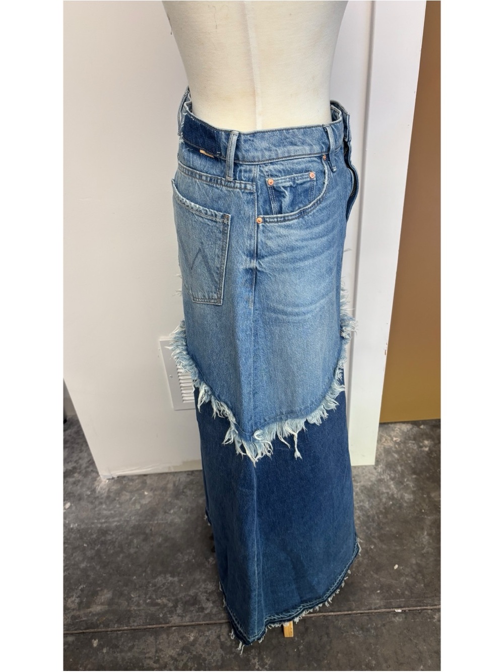 Mother Dual Ditcher Maxi Skirt size 27 - Picture 5 of 7